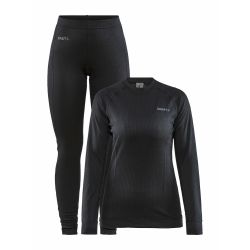 Craft CORE DRY BASELAYER SET W, donji veš žensko set, crna