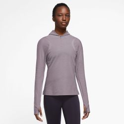 Nike W NK TFADV RUN DVN MIDLAYER, ženski duks zip za trčanje, ljubičasta